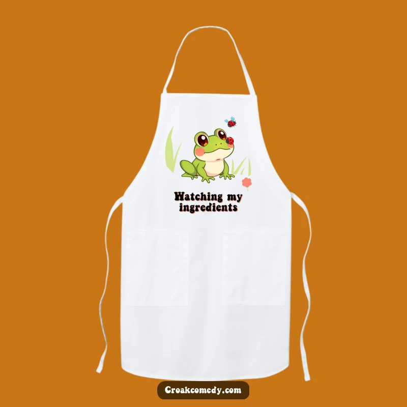 Funny Frog Apron: Innocent Chef Frog Apron, Delightful Funny Gift for Garden Chefs