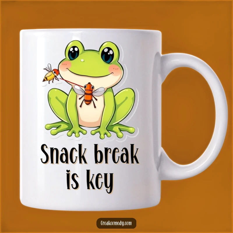Funny Frog Fly Mug - Hilarious Tongue Trick Gift for Frog Enthusiasts