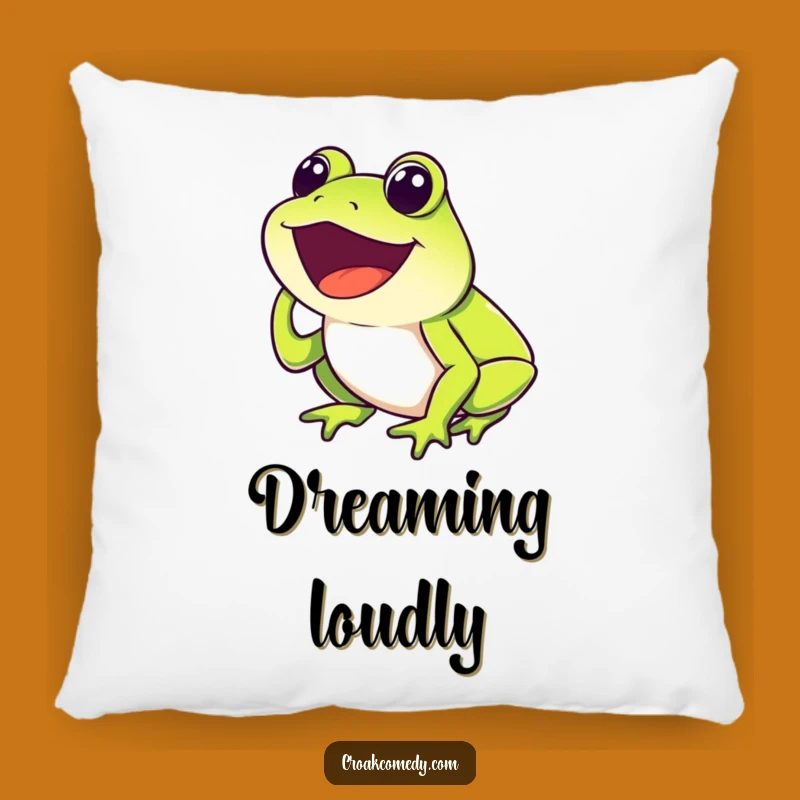 Funny Frog Croak Pillow: Plush Comfort with a Hilarious, Joyful Sound