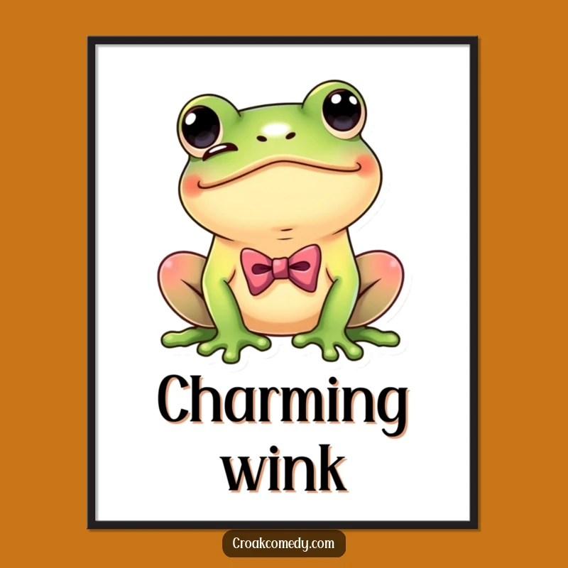 Funny Dapper Frog Digital Art: Hilarious, Sophisticated Amphibian Instant Download