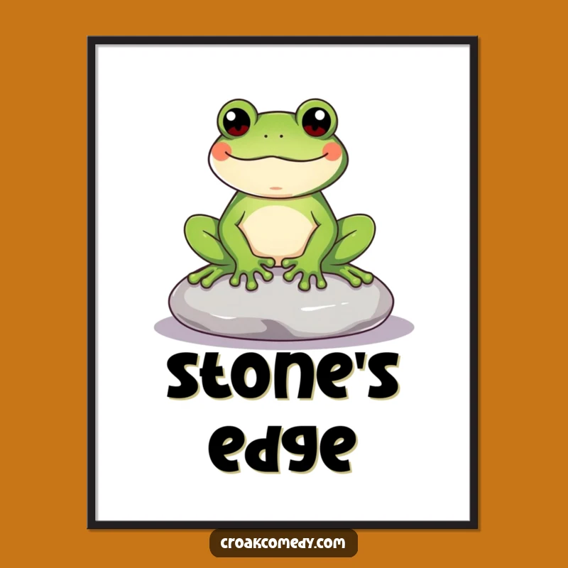 Funny Frog Digital Art: Instant Content Amphibian Decor, Downloadable Funny Gift