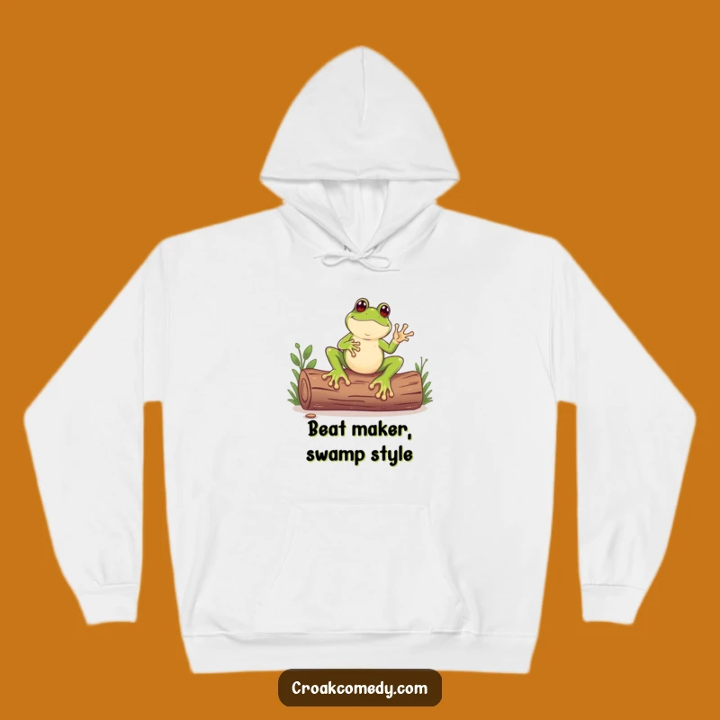 Funny Frog Hoodie: Big Feet Rhythm Tapper Hoodie, Cozy Funny Gift for Music Enthusiasts