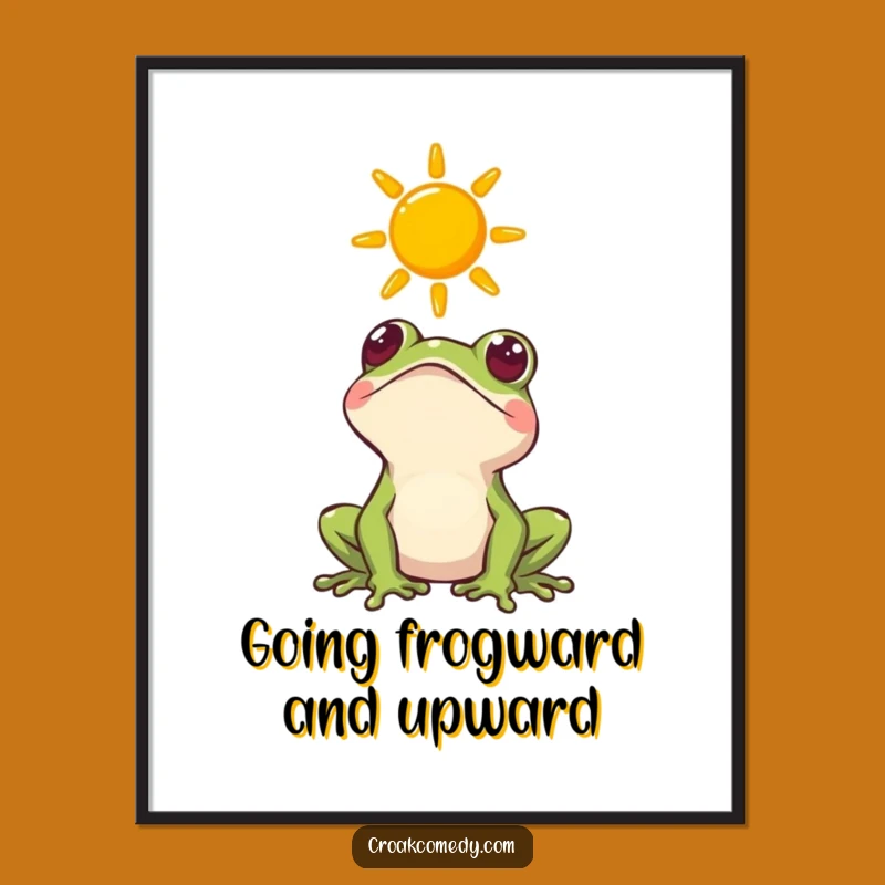 Free Printable Funny Frog Wall Art - Curious & Sunny Animal Downloadable Decor