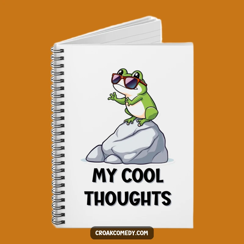 Funny Cool Frog Notebook: Sunglasses Balance Journal, Practical Funny Gift