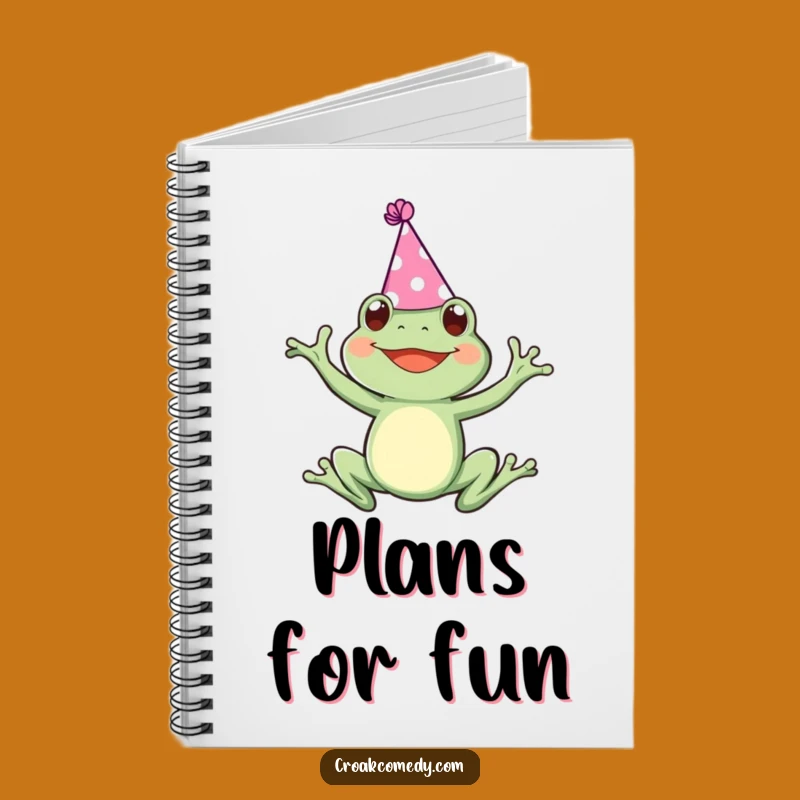 Funny Party Frog Notebook: Joyful Leaping Journal, Creative Funny Gift for Party Planners