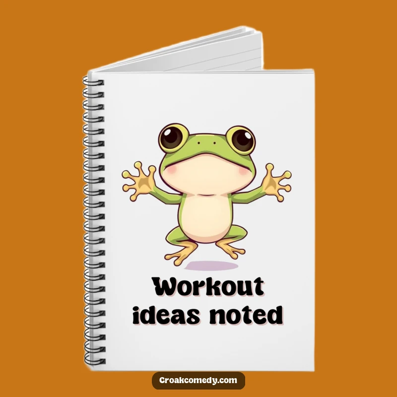 Funny Big Eyed Frog Jumping Jack Notebook: Energetic Amphibian Journal for Hilarious Notes!
