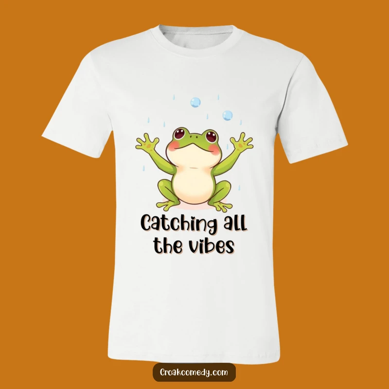 Funny Frog Rain T-Shirt - Catch Some Fun in the Rain