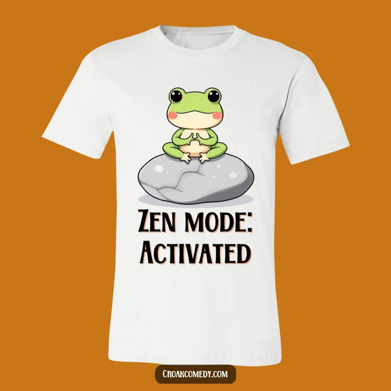 Funny Meditating Frog T-Shirt: Wear Your Inner Peace with Amphibian Style