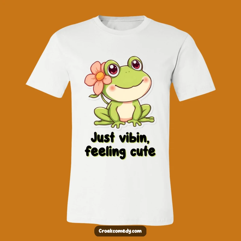 Funny Happy Frog T-Shirt: Adorable Floppy-Eared Amphibian Tee