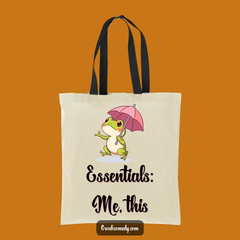 Funny Frog Umbrella Tote Bag - Stylish & Humorous Accessory for Everyday Fun